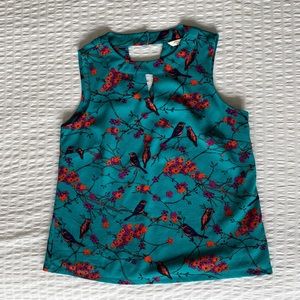 Floral and Bird print tank